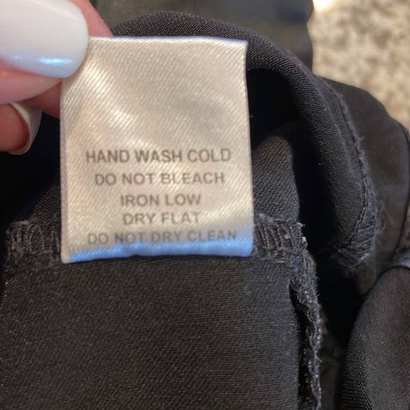 Fashionnova Skinny Faux Leather Stretch Jeans Size S Moto Biker Grunge - Picture 9 of 11